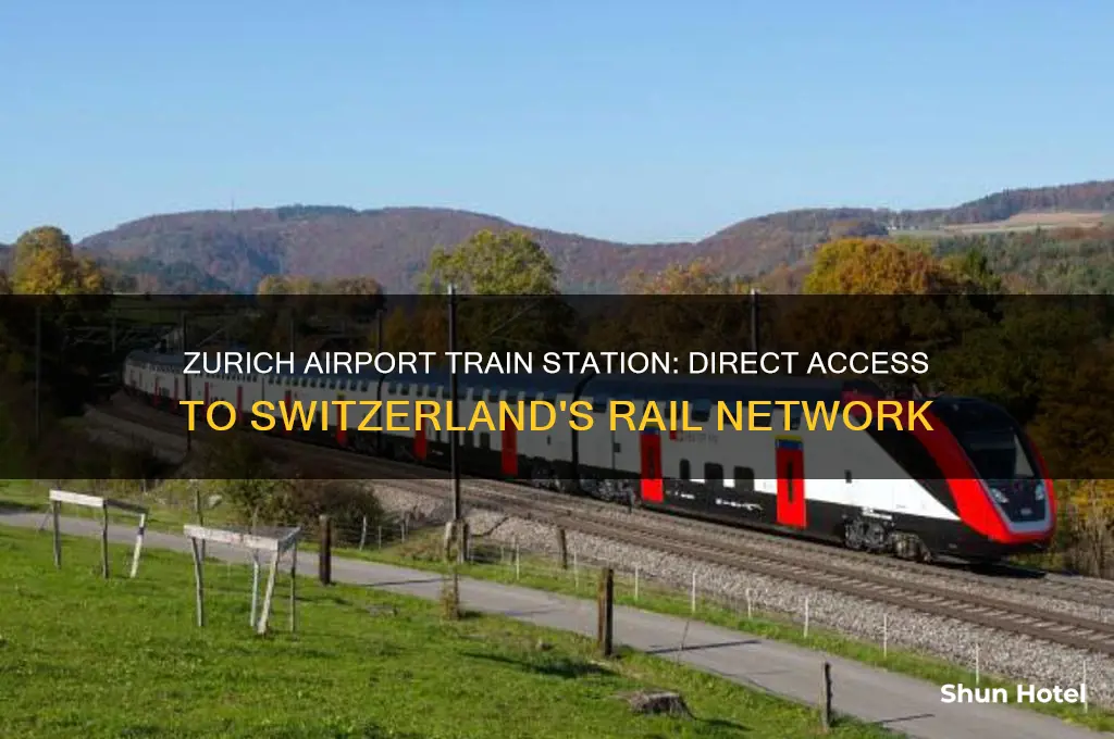 is there a train station at zurich international airport