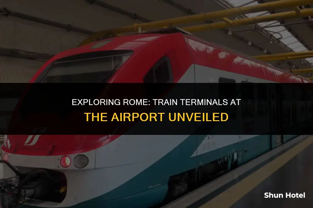 is there a train termina in the rome airport