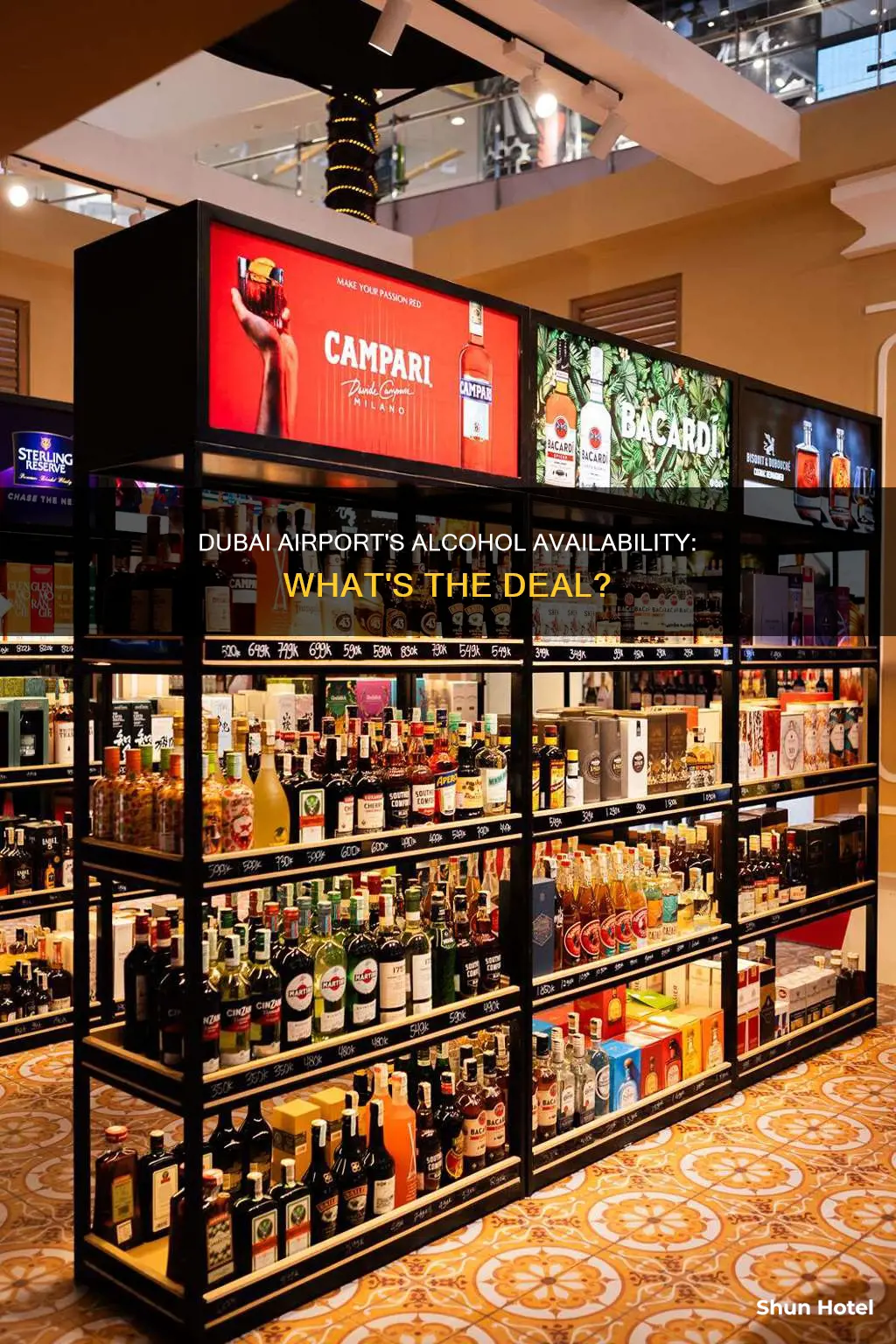 is there alcohol in dubai airport