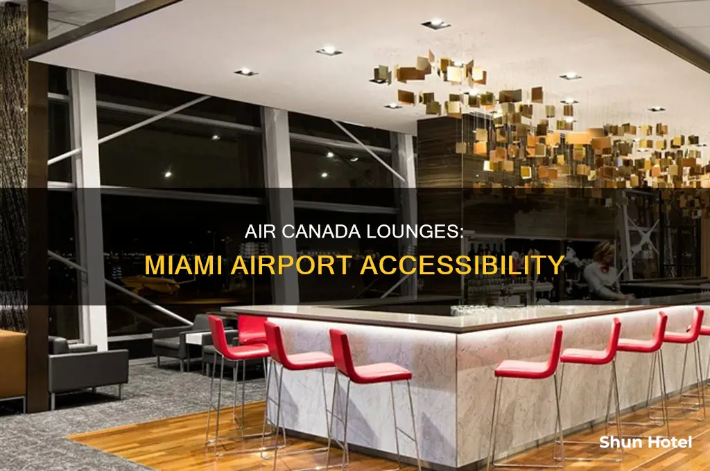 is there an air canada lounge in miami airport