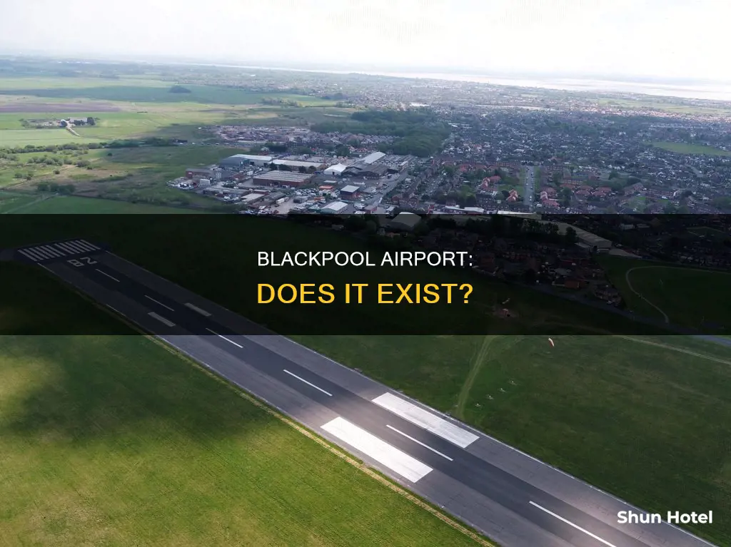 is there an airport in blackpool