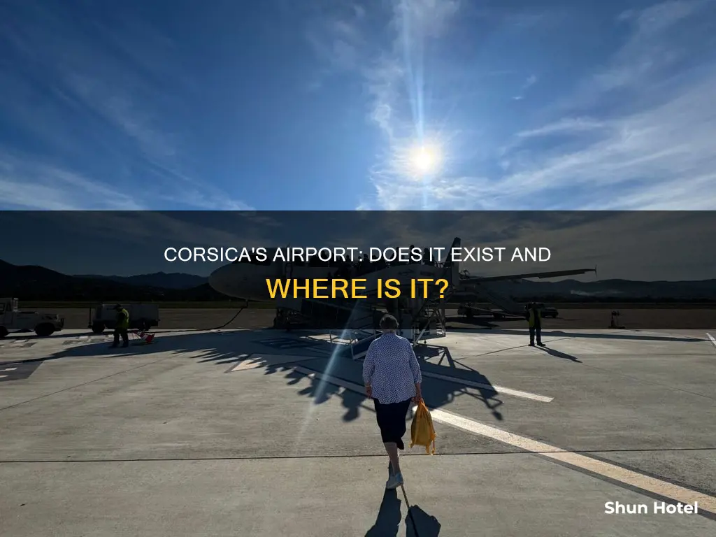 is there an airport in corsica