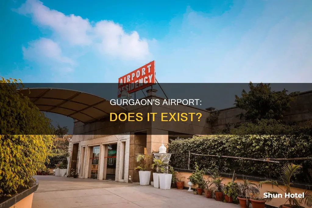 is there an airport in gurgaon