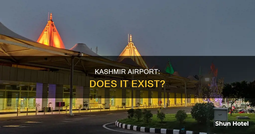 is there an airport in kashmir