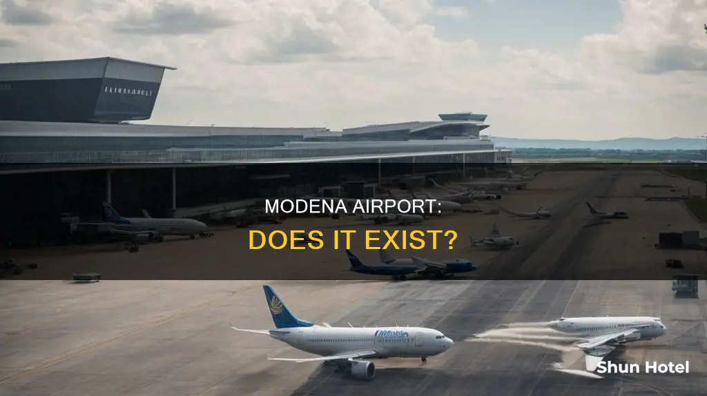 is there an airport in modena