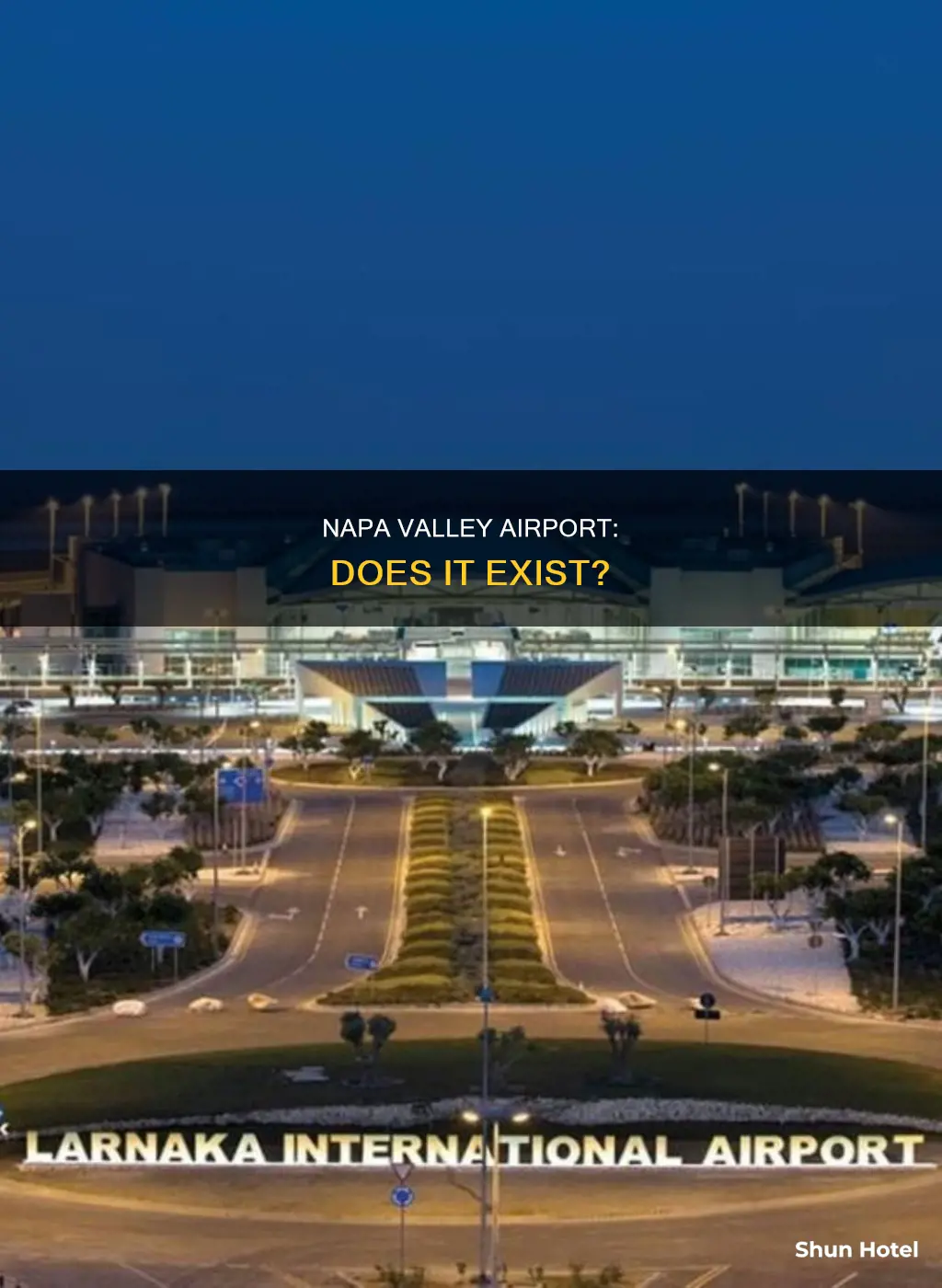 is there an airport in napa