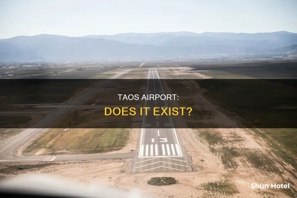 is there an airport in taos