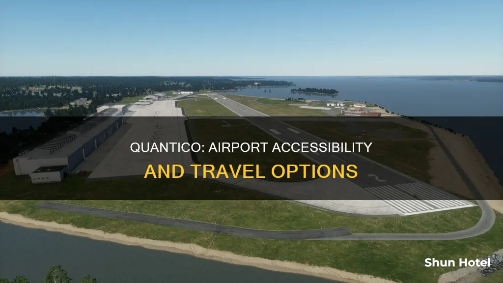 is there an airport on quantico