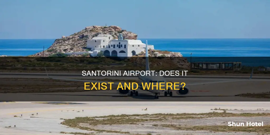 is there an airport on santorni