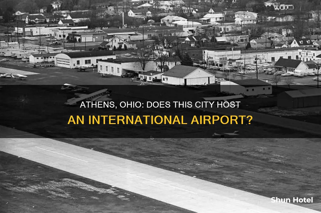 is there an international airport in athens ohio