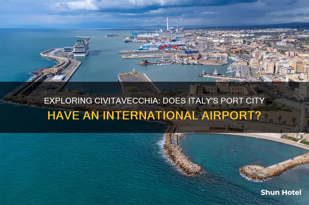 is there an international airport in civiavecchia italy