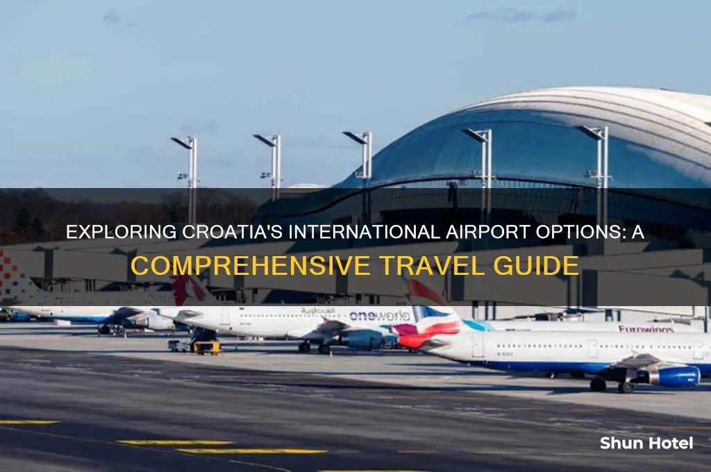 is there an international airport in croatia