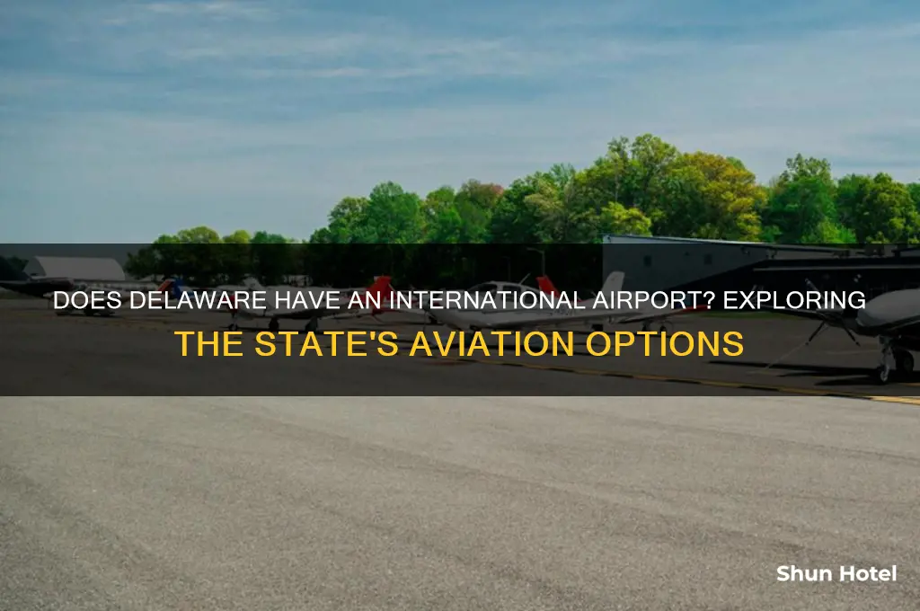 is there an international airport in delaware
