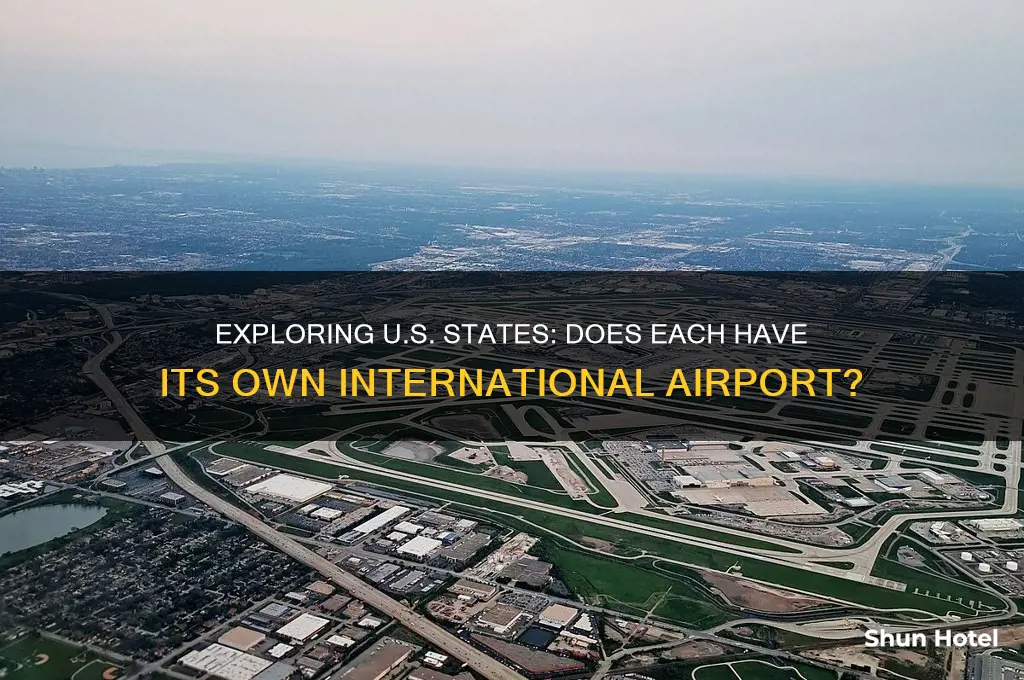 is there an international airport in every state