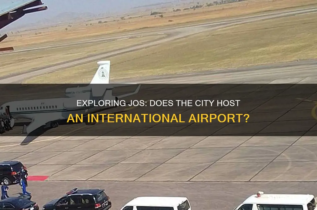 is there an international airport in jos