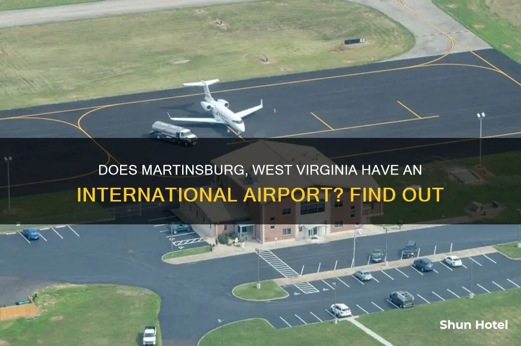 is there an international airport in martinsburg west virginia