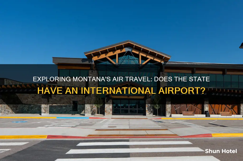 is there an international airport in montana
