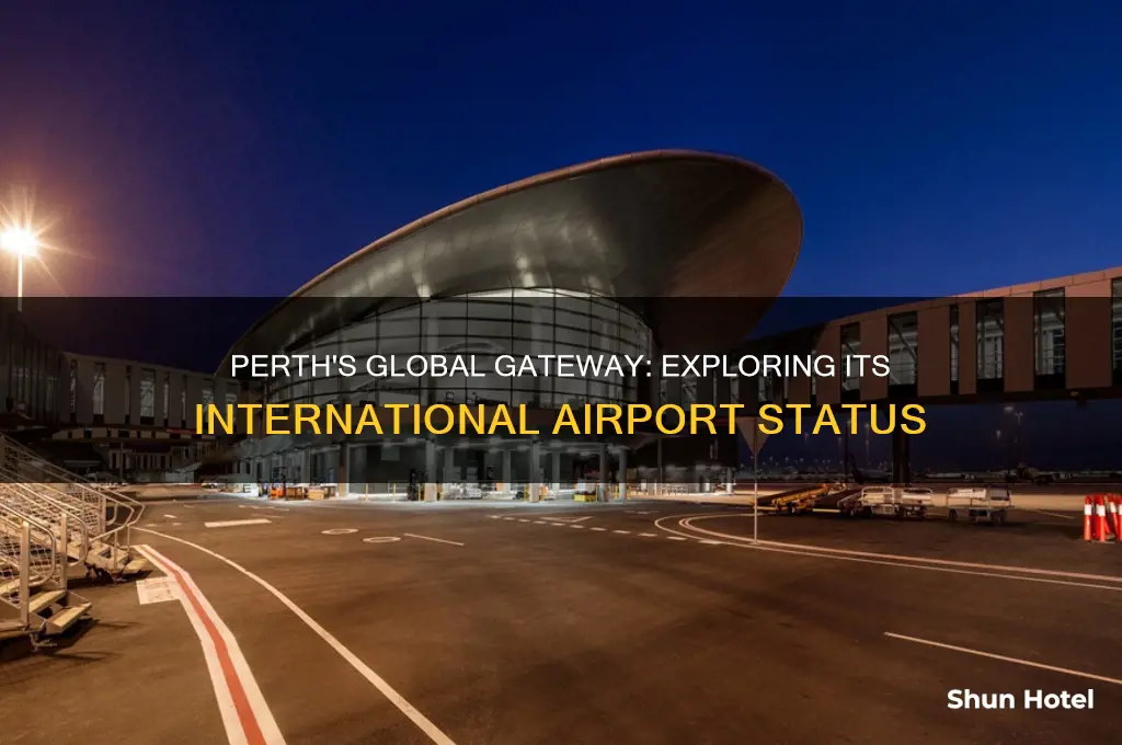 is there an international airport in perth australia