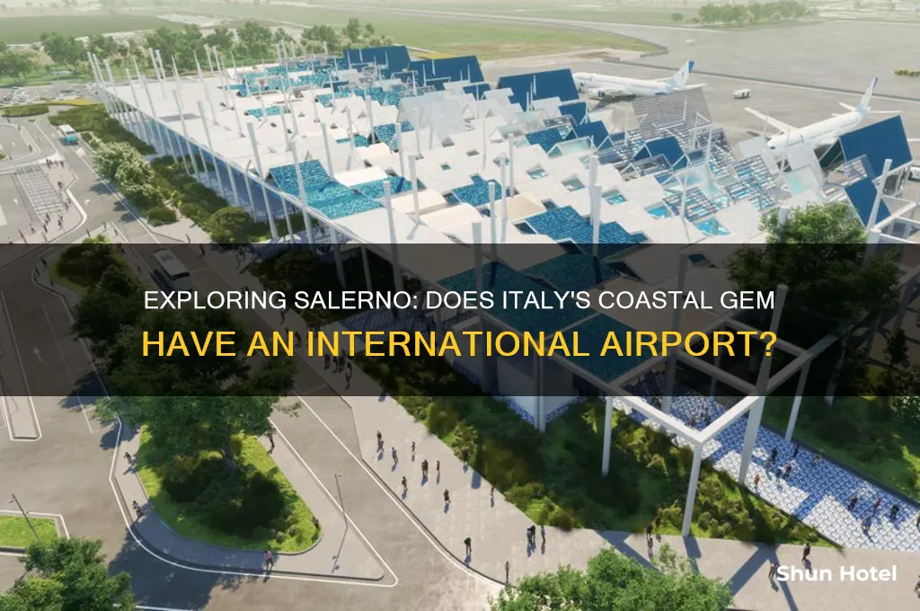 is there an international airport in salerno italy