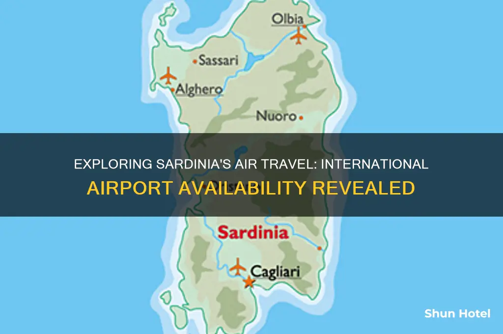 is there an international airport in sardinia