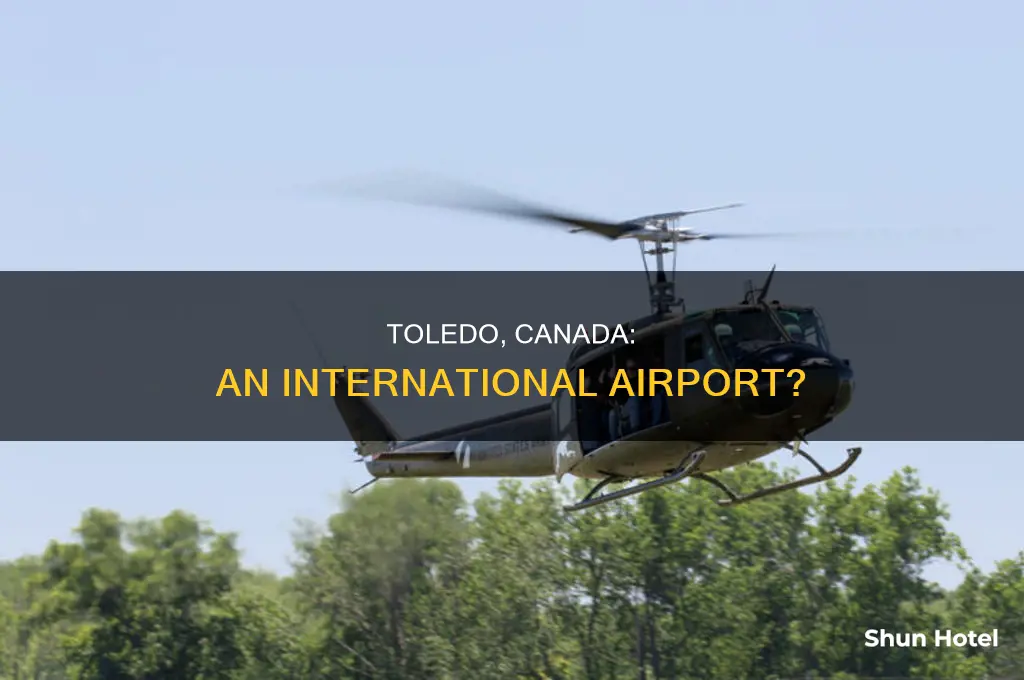 is there an international airport in toledo canada