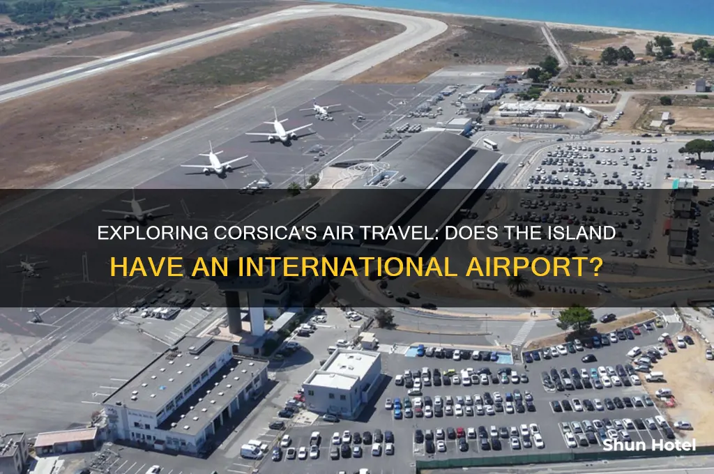 is there an international airport on corsica