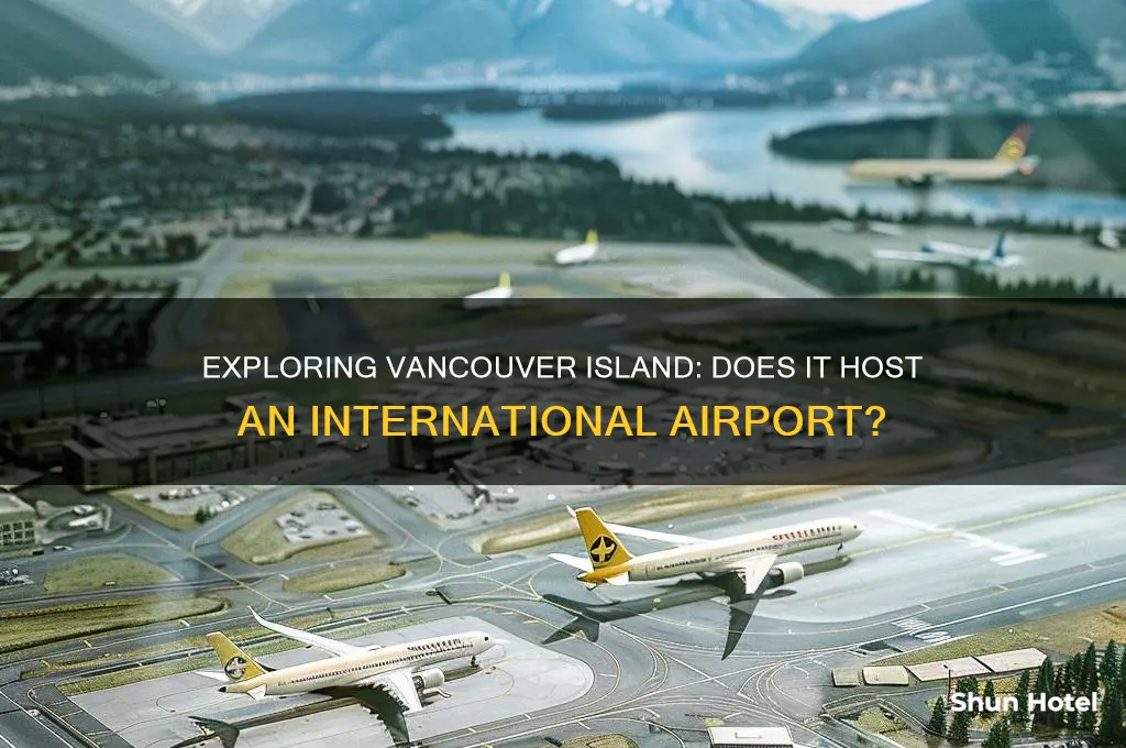 is there an international airport on vancouver island