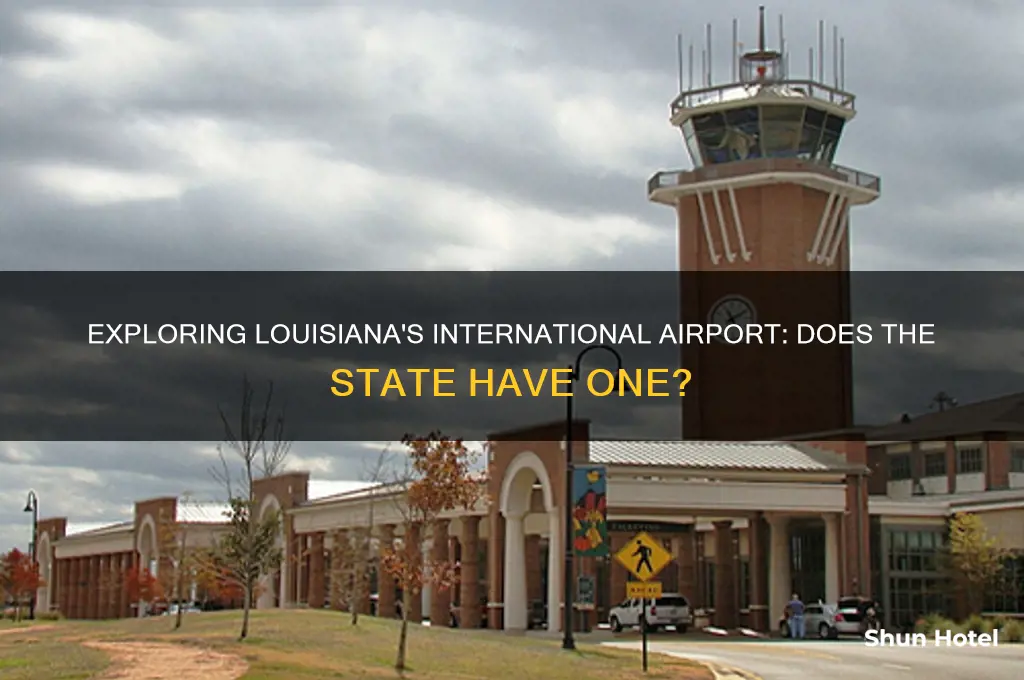 is there an international.airport in louusiana