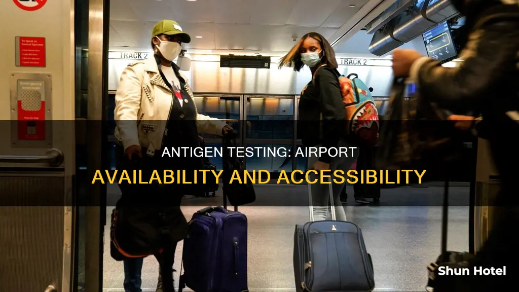 is there antigen test in airport