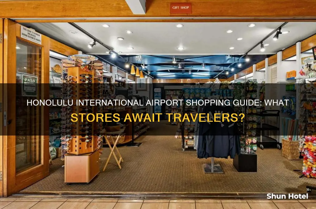 is there any shops at honolulu international airport
