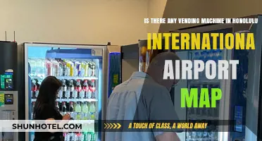 Honolulu Airport Vending Machines: Locations on the Terminal Map