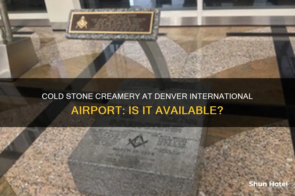 is there coldstone at the denver international airport