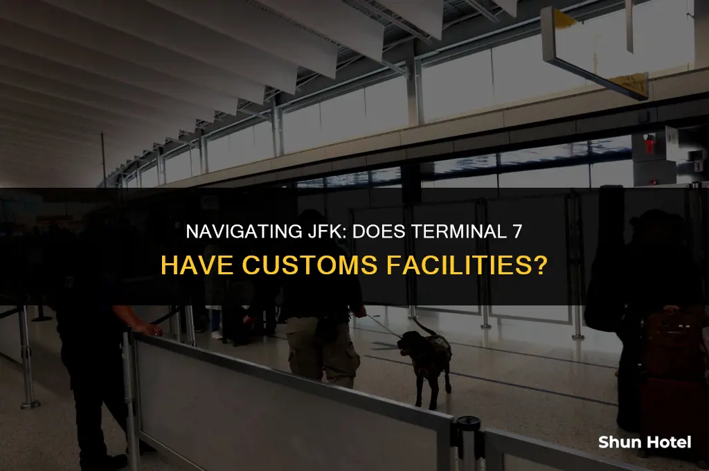 is there customs in terminal 7 at jfk airport
