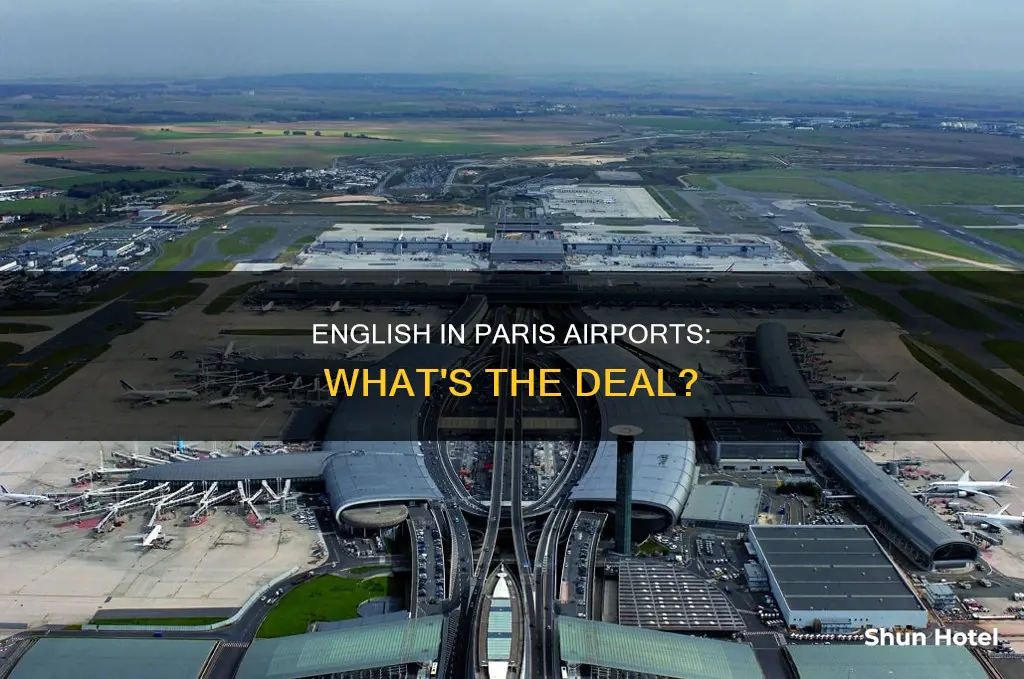is there english in paris airport