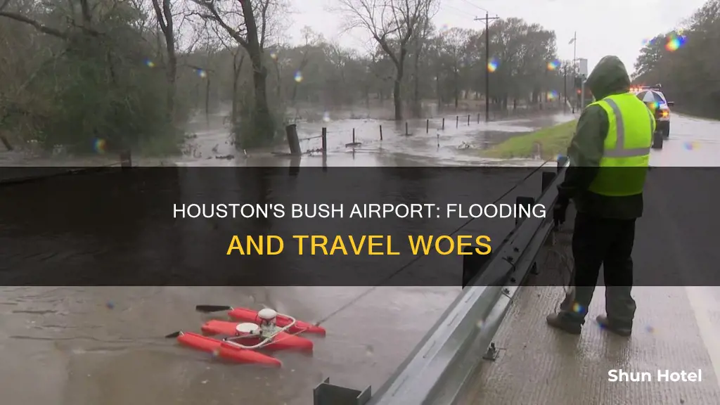is there flooding at bush airport