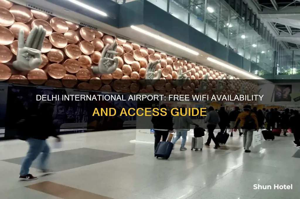 is there free wifi at delhi international airport