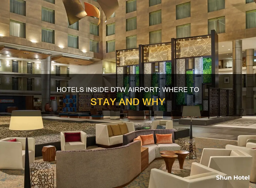 is there hotel in dtw airport