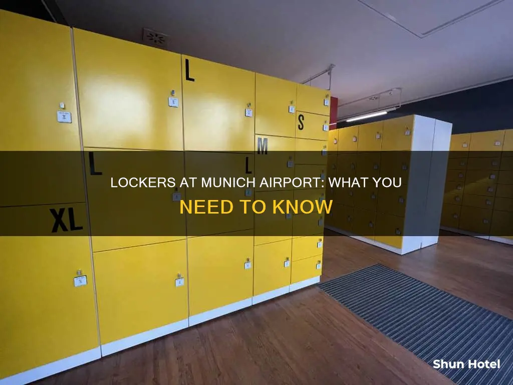 is there lockers at munich airport