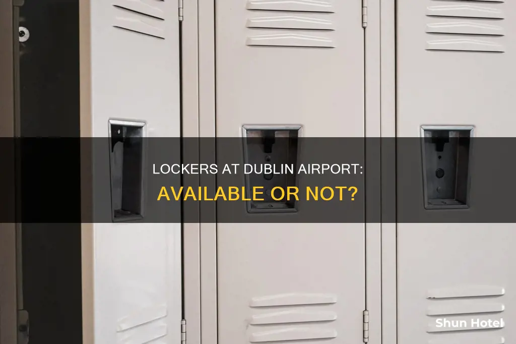 is there lockers in dublin airport