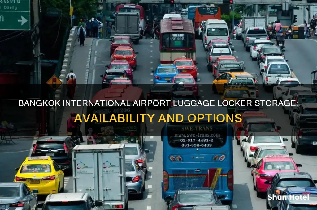is there luggage locker storage in bangkok international airport