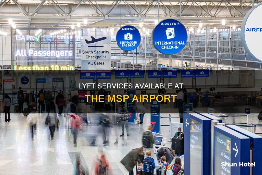 is there lyft in msp airport