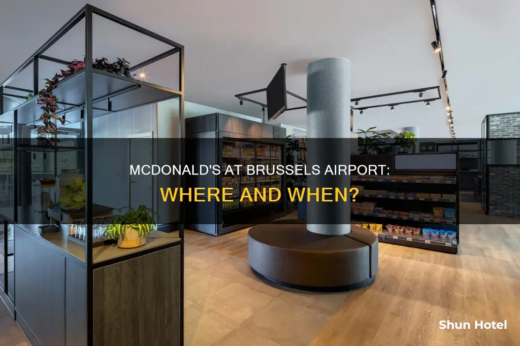 is there mcdonalds in brussels airport