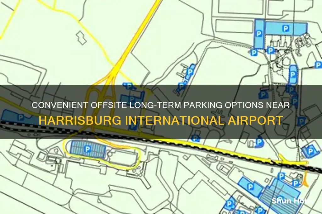 is there offsite long term parking near harrisburg international airport