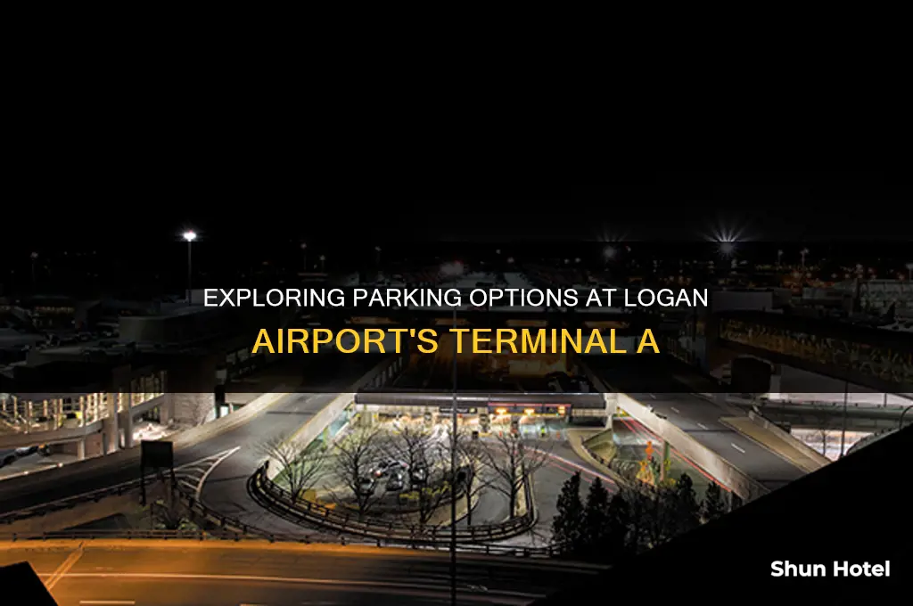 is there parking at terminal a logan airport