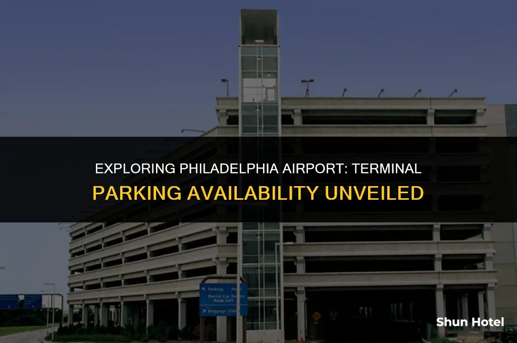 is there parking for each terminal at philadelphia airport