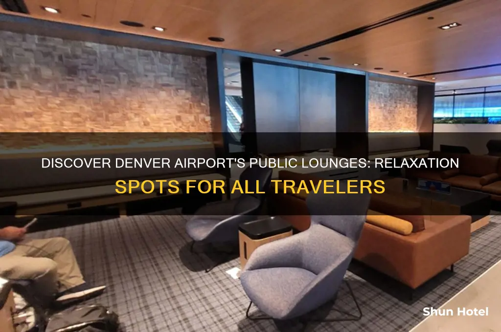 is there public lounges at denver international airport