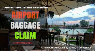 Dining Near Rome Airport: Baggage Claim Restaurant Options Explored