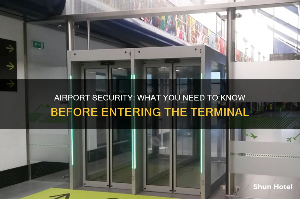 is there security just to get into an airport