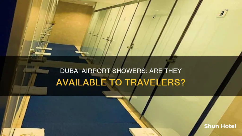 is there showers at dubai airport
