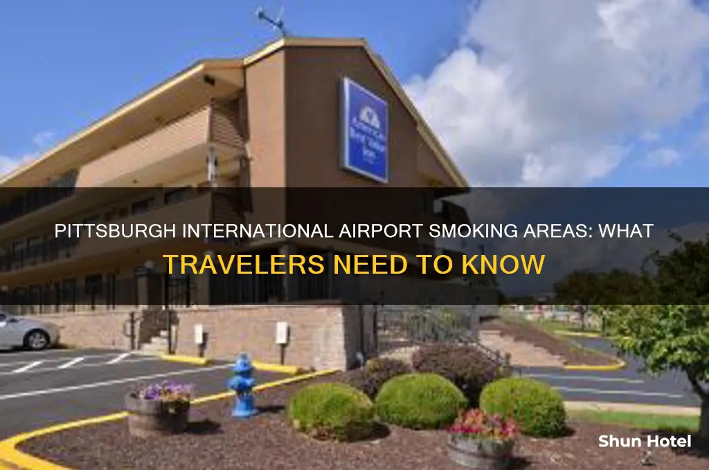 is there smoking area in pittsburg international airport